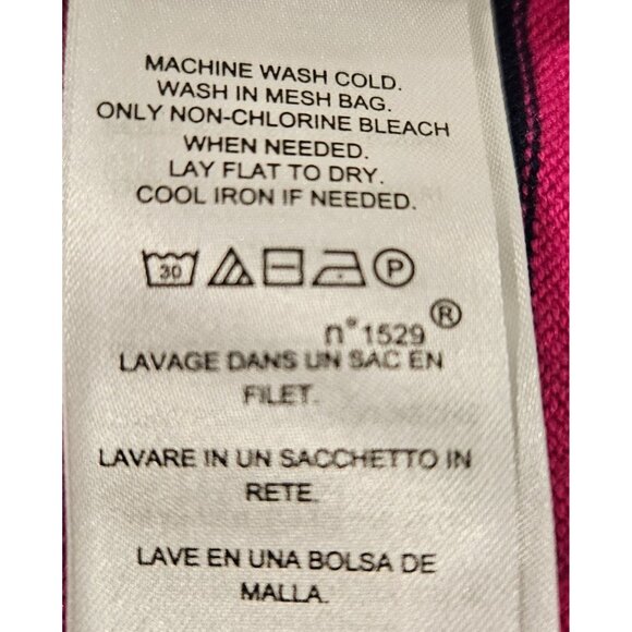 Lauren Ralph Lauren Navy and Pink Striped Sweater - Picture 7 of 8